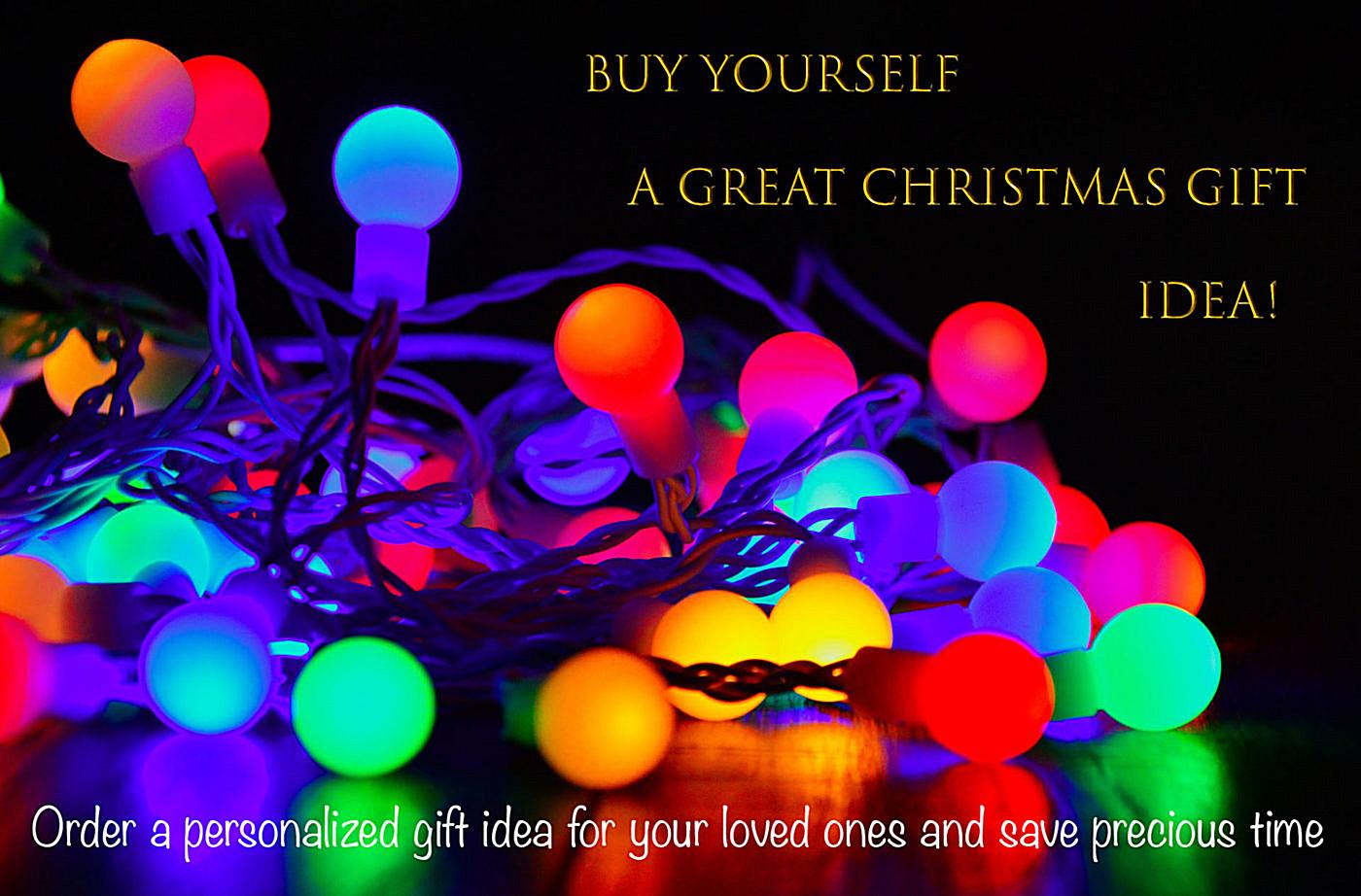 Buy a great personalized Christmas gift idea for your loved ones!